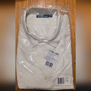 Ralph Lauren Men's Cream Dress Shirt